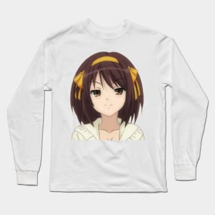 Haruhi Smug Long Sleeve T-Shirt